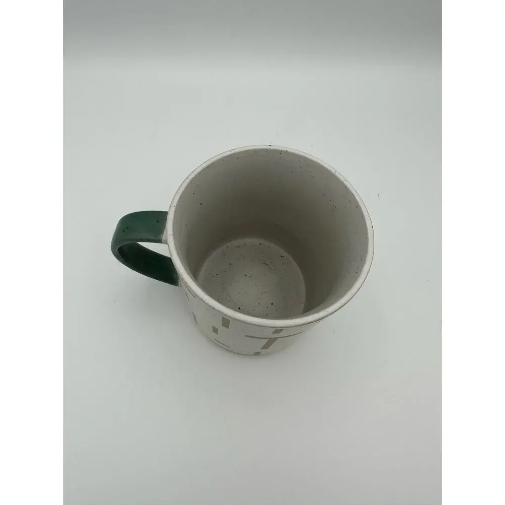 West Elm Wax Resist Monogram Mug 